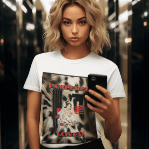 Alternative view of leopard Pampered Spoiled & Loved T-Shirt