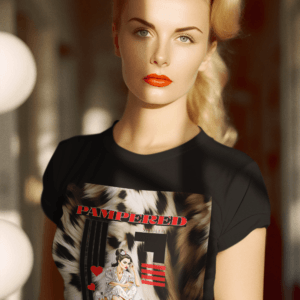 leopard Pampered Spoiled & Loved T-Shirt