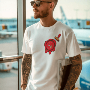 Luxe & 5TH Logo Red Stamp