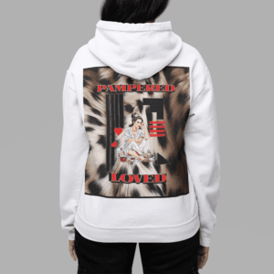 Alternative view of leopard Pampered Spoiled & Loved Hoodie