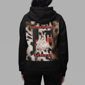 leopard Pampered Spoiled & Loved Hoodie