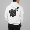 Luxe & 5TH Logo Black Stamp Hoodie