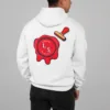 Luxe & 5TH Logo Red Stamp Hoodie