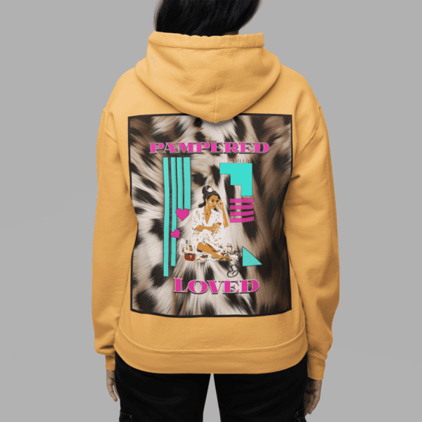 Leopard Print Pampered Spoiled and Loved Hoodie